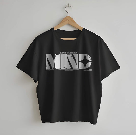 Mind Oversized Graphic Tee for Men