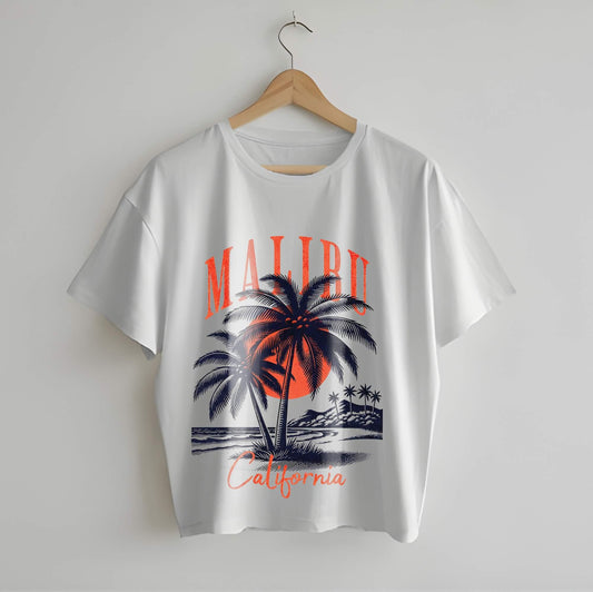Malibu Oversized Graphic T-Shirt