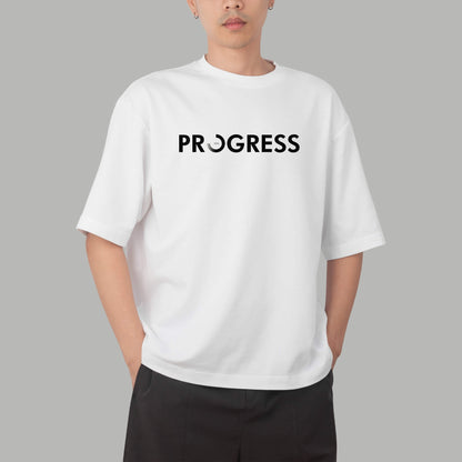 Progress Oversized Graphic T-Shirt