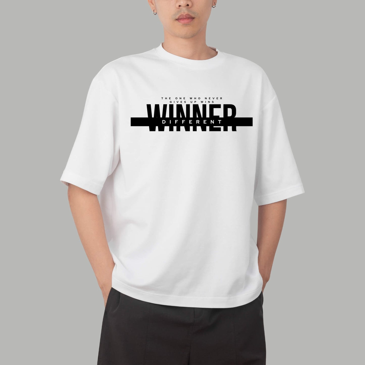 Winner Oversized Graphic T-Shirt