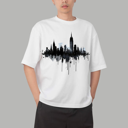 Amazing City – Graphic Printed Oversized T-shirt
