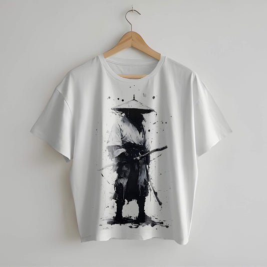 Samurai Graphic Printed Oversized T-shirt