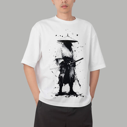 Samurai Graphic Printed Oversized T-shirt