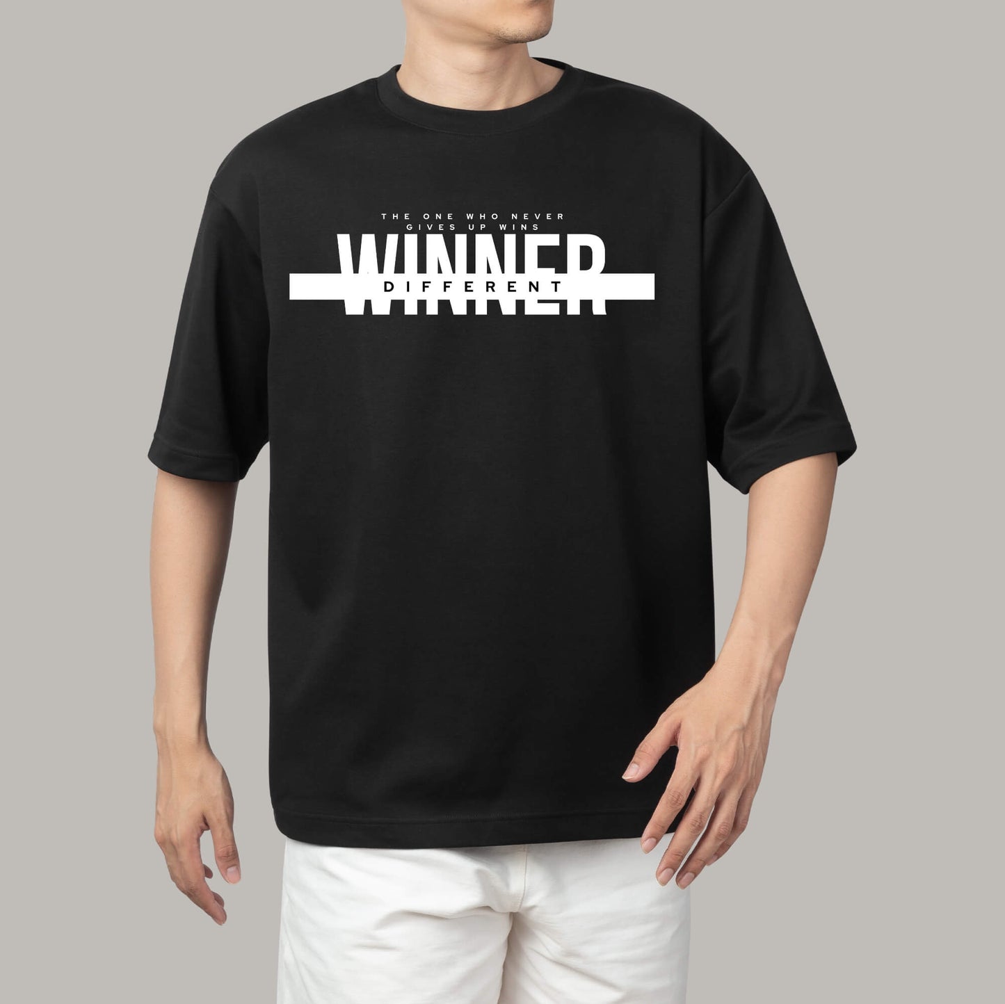 Winner Oversized Graphic T-Shirt