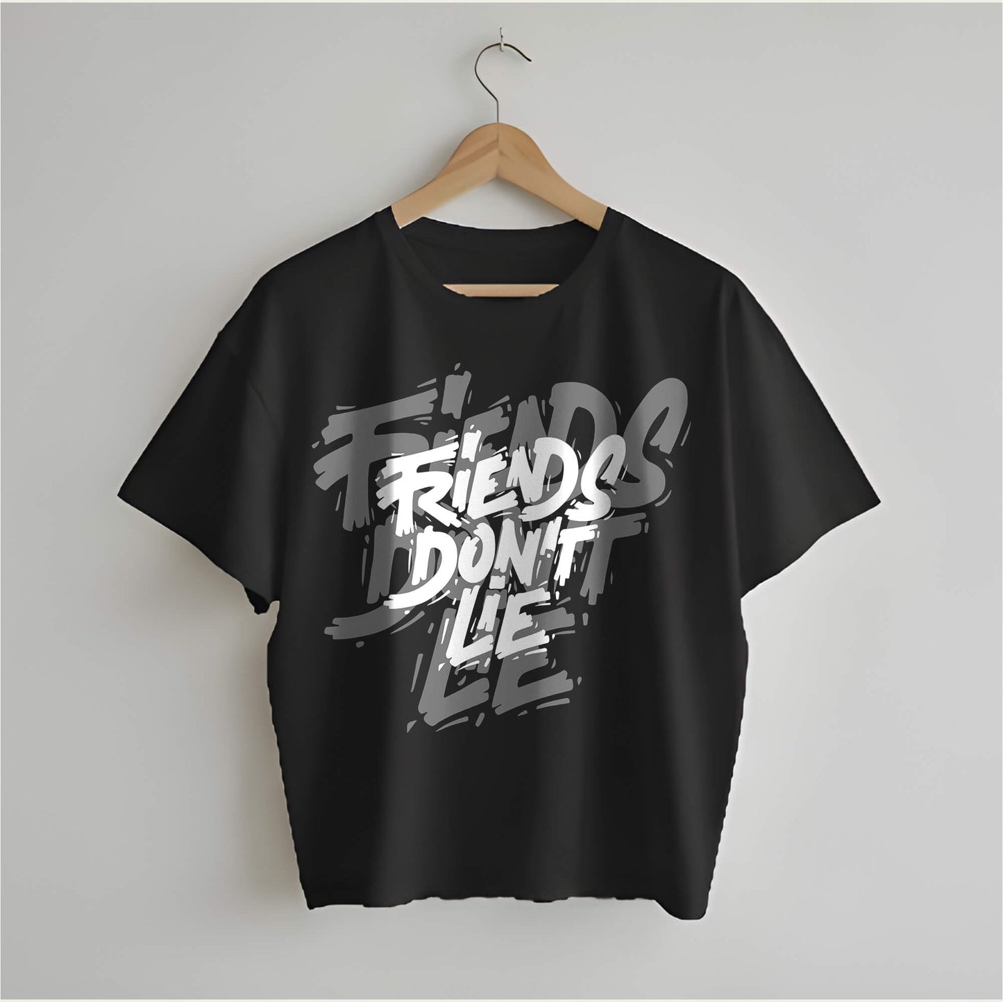 Friend Don’t Lie Oversized Drop-Shoulder T-Shirt