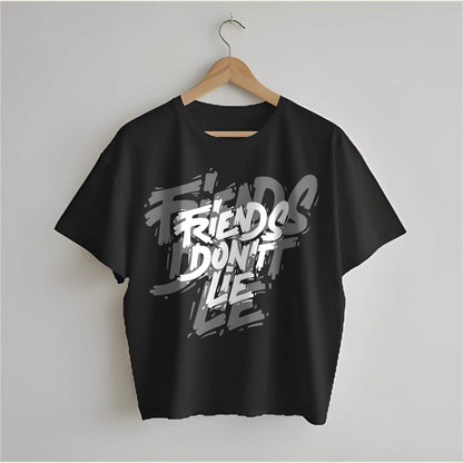 Friend Don’t Lie Oversized Drop-Shoulder T-Shirt