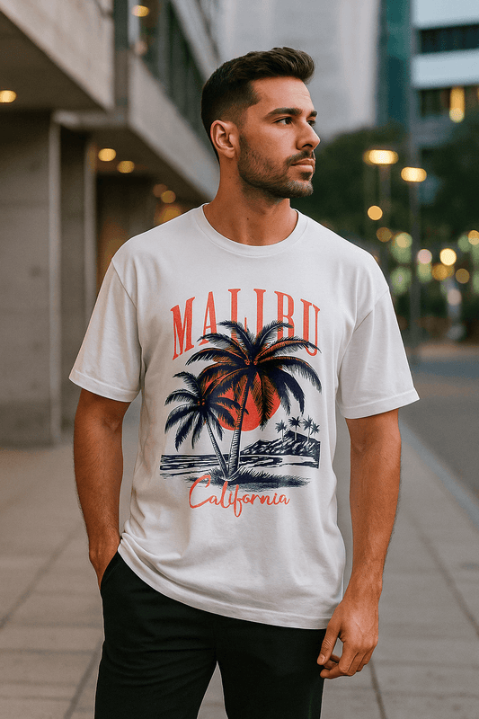 Malibu Oversized Graphic T-Shirt