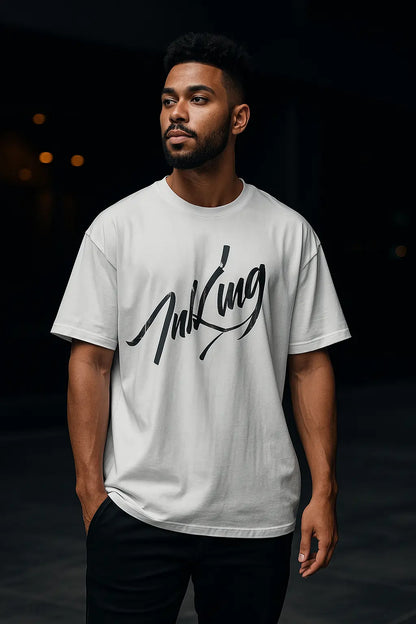 Im King Graphic Printed Oversized T-shirt