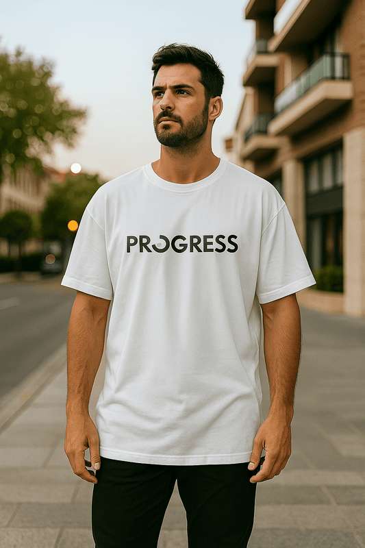 Progress Oversized Graphic T-Shirt